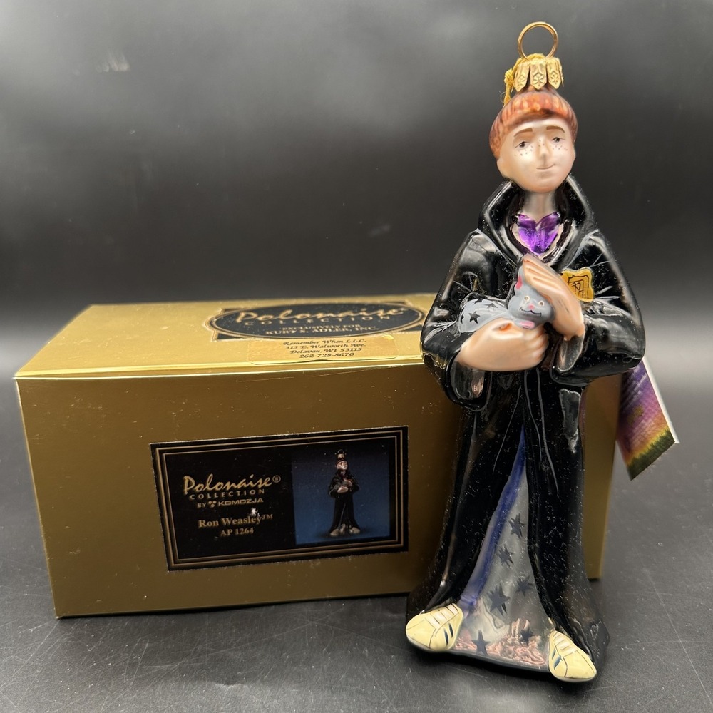 KURT ADLER POLONAISE RON WEASLEY ORNAMENT‎ HARRY POTTER AP1264